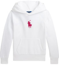 Polo Ralph Lauren Hettupeysa - Hvítur M. Bleikt
