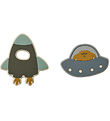 Liewood Beißspielzeug - Silikon - 2er-Pack - Gia - Space Blue Mu