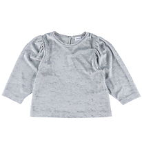 Name It Blússa - velour - NkfSola - Blautt veður