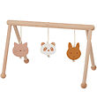 Liewood Play Gym w. Accessories - Wood - Ernie - Dark Rose M