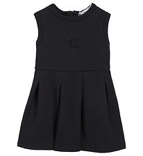 Calvin Klein Kjóll - Ceremony Fit Flare Punto - Svart