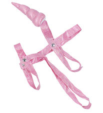 by ASTRUP Unicorn horn and halter for pack horses - Pink w. Glit