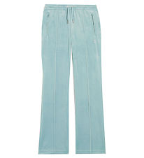 Juicy Couture Velour buxur - Blue Surf M. Rhinestone