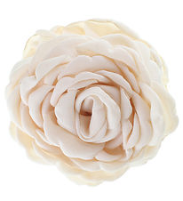 By Stær Hair clip - 12 cm - Daisy - Large - Off White