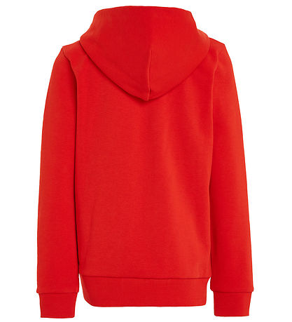 Tommy Hilfiger Hoodie - Hilfiger Script - Fierce Red