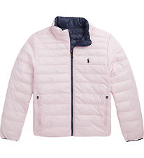 Polo Ralph Lauren Fóðraður jakki - Viðsnúanlegt - Duftbleikt/Dök
