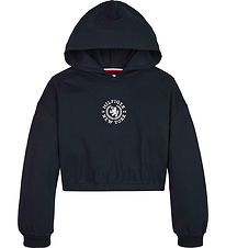 Tommy Hilfiger Hettupeysa - Viscose - Crest Lógó - Desert Ský