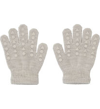 GoBabyGo Gloves - Knitted - Wool - Sand w. Dapper