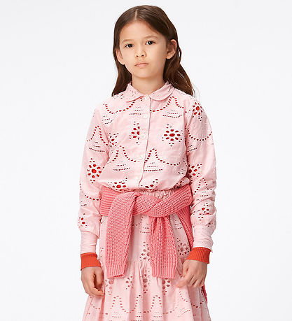 Molo Shirt - Runa - Candy Floss w. Pointelle