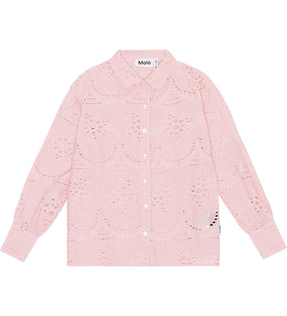 Molo Shirt - Runa - Candy Floss w. Pointelle