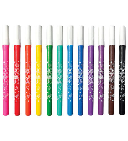 Ooly Markers w. Fruit scent - 12 pcs - Yummy+ Yummy+