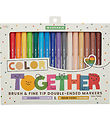 Ooly Dubbelzijdig Markers - 18 stk - Kleur samen