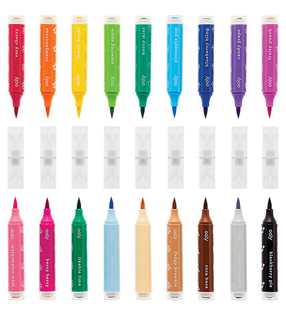 Ooly Double-sided Markers - 18 pcs - Stampables