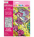 Ooly Magic Coloring Sheets - Hidden Colors - 8 pcs - Magic Frien