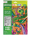 Ooly Magic Coloring Sheets - Hidden Colors - 8 pcs - Magic Jungl