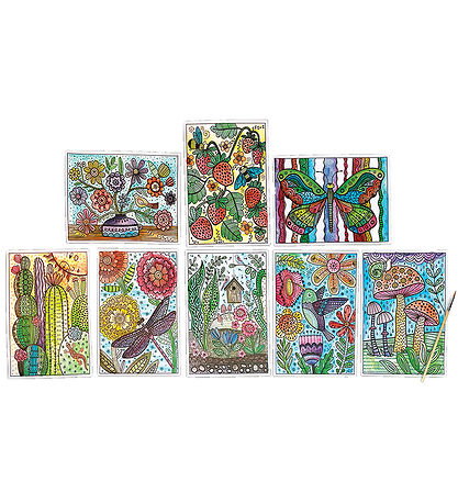 Ooly Magic Coloring Sheets - Hidden Colors - 8 pcs - Magic Natur