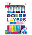 Ooly Dubbelzijdig Markers - 8 stk - Kleurlagen
