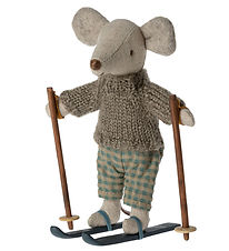 Maileg Muis - 13 cm - Grote broer m. Ski