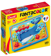 Quercetti Stecknadelmosaik - FantaColor Cards - Tiere - 180 Teil