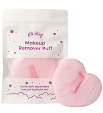 Oh Flossy Makeup Remover-Kudde - Hjärta - Rosa