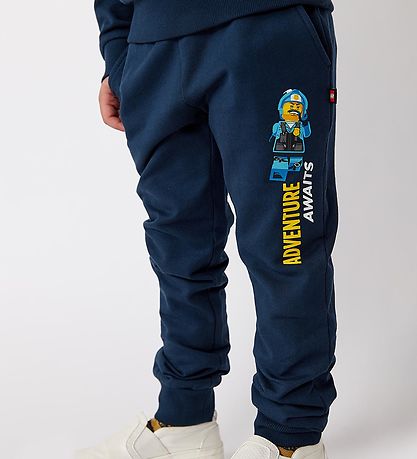 LEGO® City Jogginghosen - LWPhilo 104 - Dark Navy m. Print