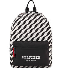 Tommy Hilfiger Rygsæk - Sort/Hvid