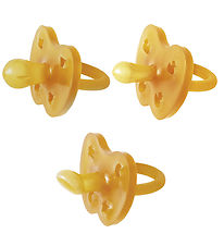 Hevea Pacifiers - 0-3 Mths. - 3-Pack - Natural Rubber - Natural