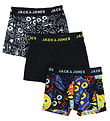 Jack & Jones Bokserit - 3 kpl - Jacugar Skall - Musta