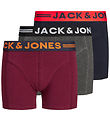 Jack & Jones Bokserit - 3 kpl - Jaclichfield - Dark Grey Mela