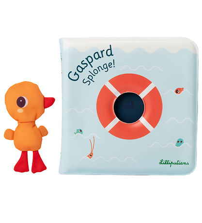Lilliputiens Bath Book - Duckling Gaspard