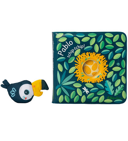 Lilliputiens Bath Book - Pablo the bird