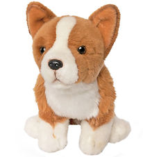 Living Nature Kuscheltier - 30x18 cm - Corgi - Braun