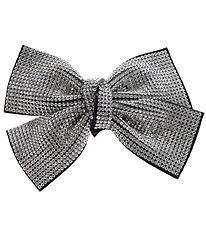 By Stær Bow Hair Clip - Blanka - 9.5 cm - Silver