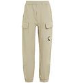 Calvin Klein Trousers - Sateen Cargo - Plaza Taupe