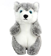 Living Nature Kuscheltier - 16x10 cm - Baby Husky - Grau