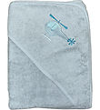 Nørgaard Madsens Baby towel - 100x100 cm - Dusty Green w. Hel
