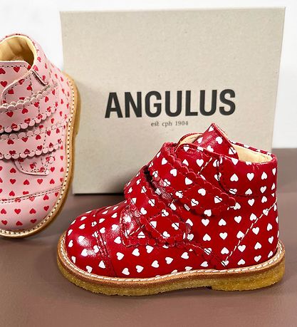 Angulus Prewalker - Red/White w. Hearts