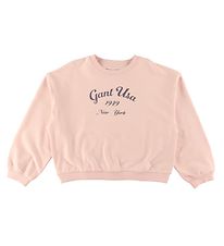 GANT Peysa - Oversized Lógó - Kristall Bleikt