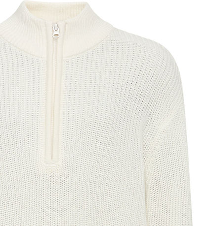 Grunt Blouse - Knitted - Durbuy - Broken White