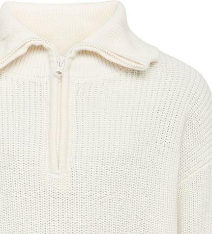 Grunt Blouse - Knitted - Rie - Broken White