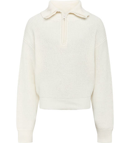 Grunt Blouse - Knitted - Rie - Broken White