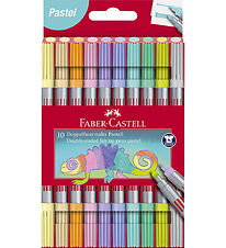 Faber-Castell Filzstifte - Doppel Dick/Dünn - 10 st. - Pastel