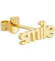 Design Letters Korvakoru - 1 kpl. - Hymy - 18K kullattu