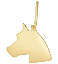 Design Letters Anhänger für Halskette - Pferd - 18 Karat vergold