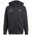 adidas Performance Cardigan - J SW ZNE FZ HD - Svart