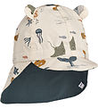 Liewood Legionnaire Hat - Gorm - Reversible - Sea Creature/Sandy