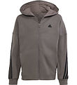 adidas Performance Cardigan - U FI 3S FZ HD - Grå