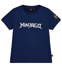 LEGO® Ninjago T-shirt - LWTano - Dark Navy m. Tekst