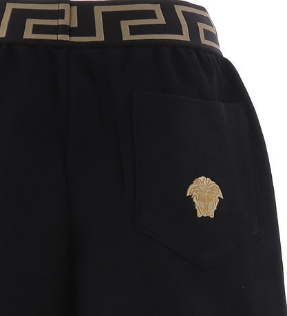 Versace Sweat Shorts - Black w. Gold