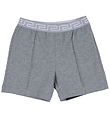 Versace Sweat Shorts - Grey Melange w. White